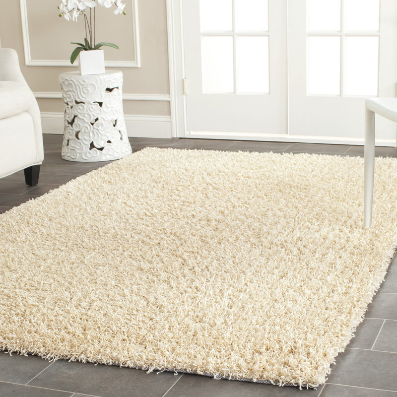 Tapis crème touffeté à la main Assar, Rectangle 9 pi x 12 pi