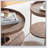 2-Piece Modern 2 tier Round Coffee Table Set for Living Room,Easy Assembly Nesting Coffee Tables-1367376707