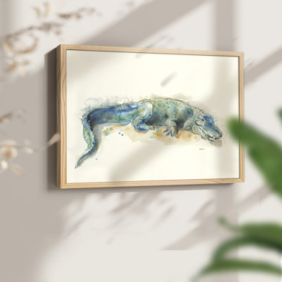Alligator -Framed Print - Restickable