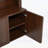 Retro Hall Tree with Adjustable Shelves,Arched Entryway Storage Bench with 3 Cabinets-1992570903