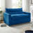56'' Small Loveseat Pull-Out Sofa Bed With Adjustable Backrest-496487136