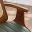 Swivel Upholstered Bamboo and Poplar Upholstered and Solid Wood Bar Stool-1400852705-1400852708