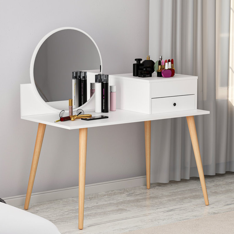 Vanity, White/Brown