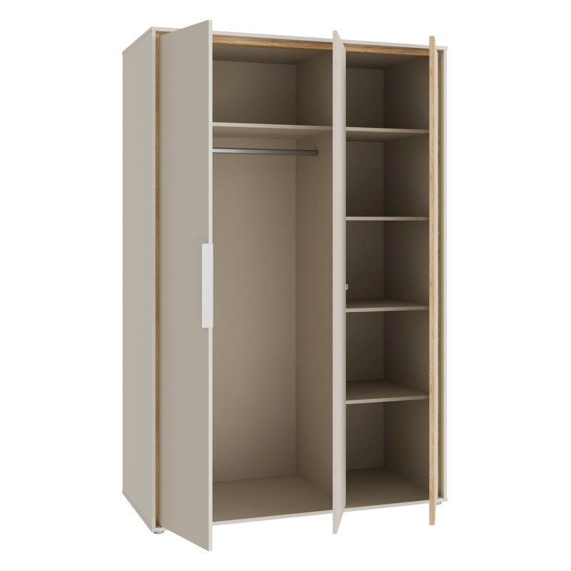 Tamarian 3 Door Manufactured Wood Wardrobe