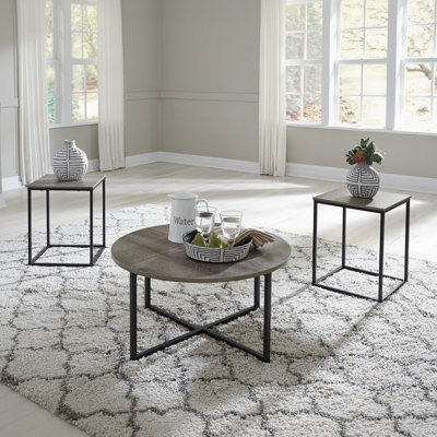 Kleinschmidt 3 Piece Coffee Table Set