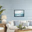 Cadre flottant Watercolor Moody Waves, design par LSR Design Studio-31259065-31259070