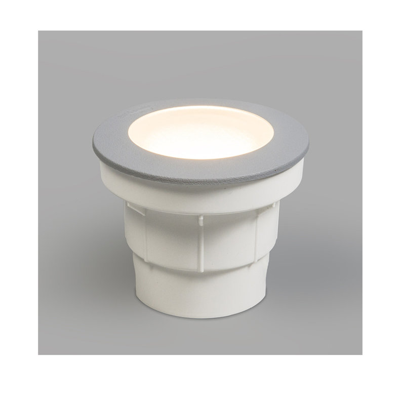 Luverne Grey Pathway Light, 14cm H x 16cm W x 16cm D