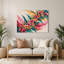 Hawaiian Flower Sprays Beige Metal Wall Art-1502353477