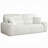 Rasha Power Motion Recliner Sofa With Sleeper Bed, USB, Grey Corduroy