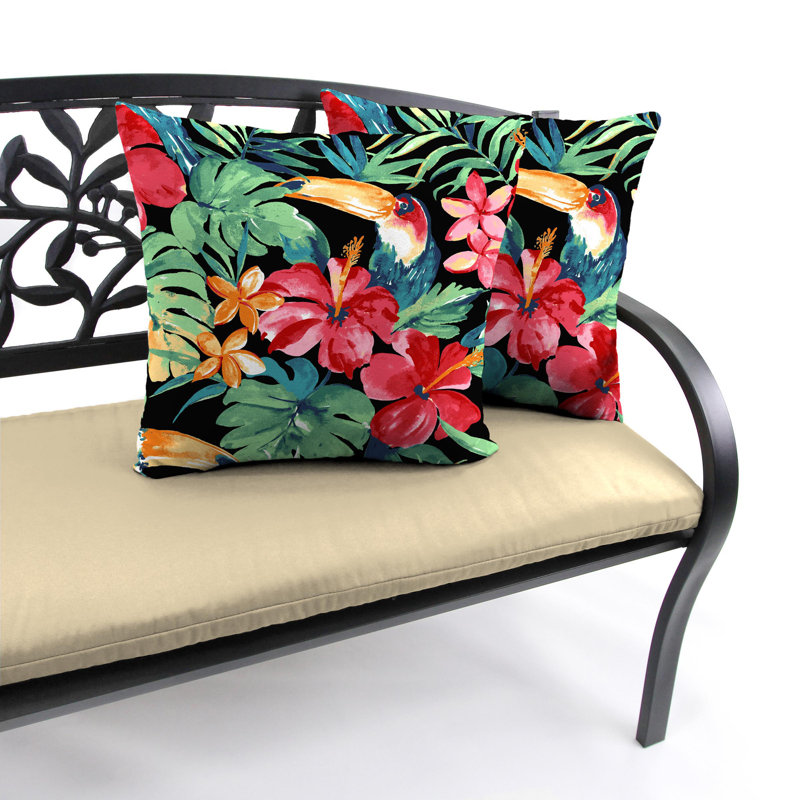 16" x 16" Outdoor Throw Pillow (Set of 2), Rani Citrus