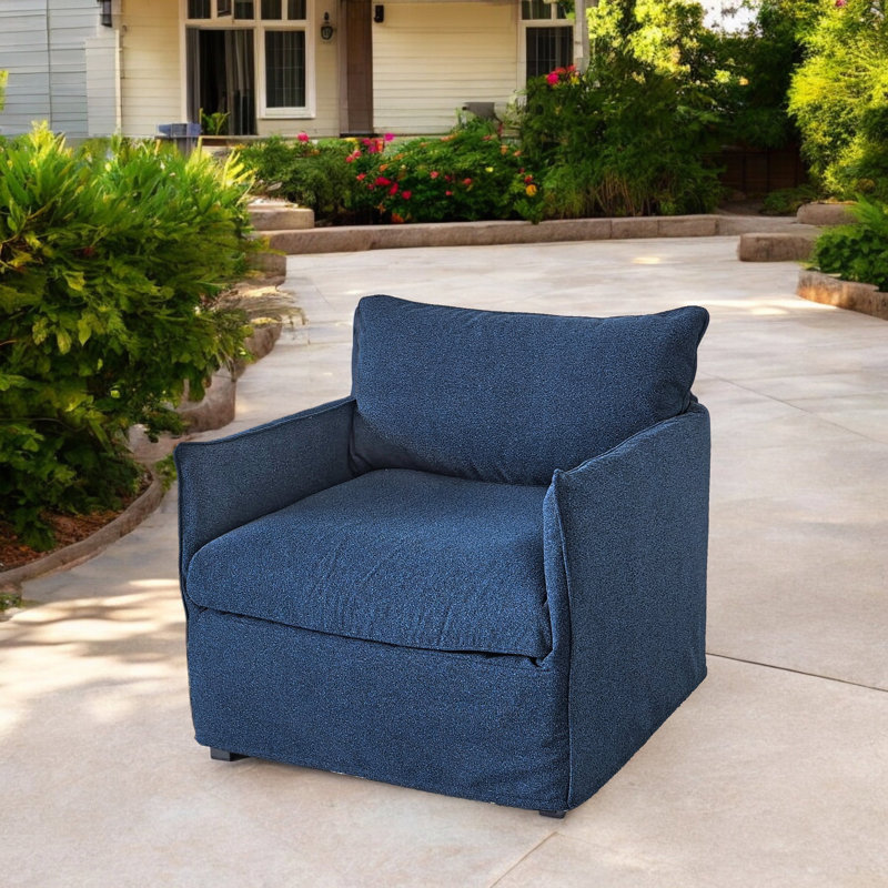 Fauteuil club Patioflare Lanai, Bleu