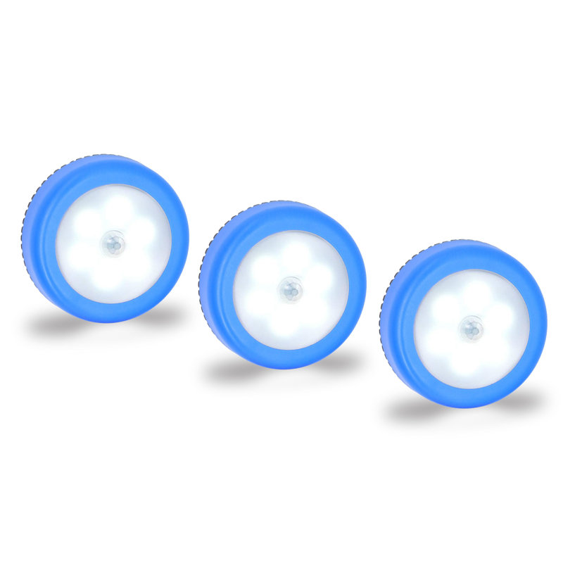 Motion Sensor Wireless 3-Night Light, Blue