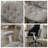 Cross-Leg Chair With Flip-Up Armrests, Castor-Equipped Cross-Leg Office Chair, Wide-Seat Swivel Chair, Adjustable Makeup Chair, Suitable For Home And Office Use, Gray-710707915