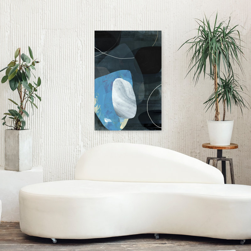 Art contemporain contemporain abstrait, H 36 po x l 24 po