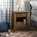 Deundray Plywood / Laminate Board Nightstand