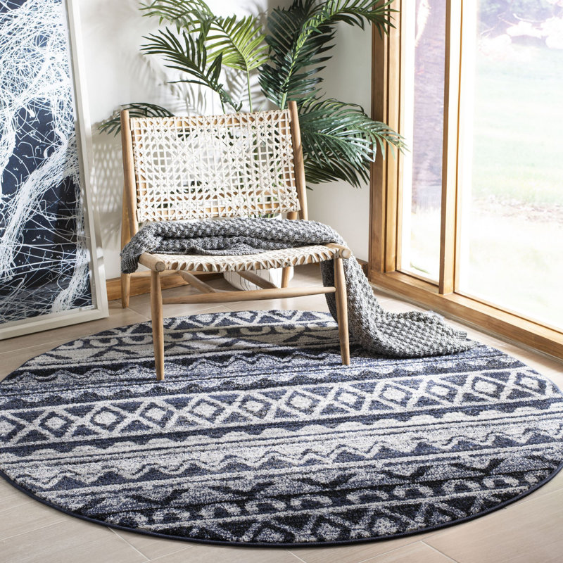 Saliba Performance Southwestern Rug, Round 6'