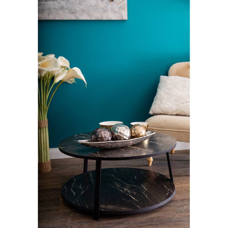 Albain Three Leg Coffee Table with Storage