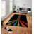 Luxurious Area Rug, 100% Polyester, 5.9 x 9.2 Feet | 740 g/m² Weight, Non-Slip Felt Dot Underside, Easy Clean Velvet Fabric, 0.08 in Pile Height | Machine Washable, Perfect for Living Room & Bedroom Décor-553621659