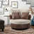 Brown Leathaire/Beige Chenille is out of stock