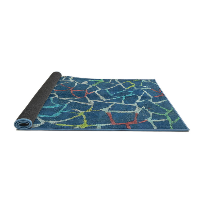 Abstract Indoor Rug, Round 5'