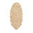 Banana Leaf Wall Sconce - 3-Light - French Gold/Natural Seagrass