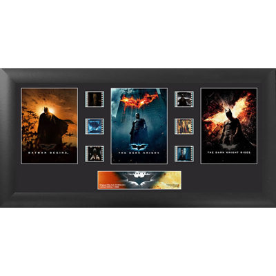 Batman the Dark Knight Trilogy FilmCells Framed Limited Edition Wall Art - 6x Clips of Film