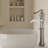 Deluge Waterfall Vessel Polished Chrome Single Hole, Single Handle With Drain Assembly