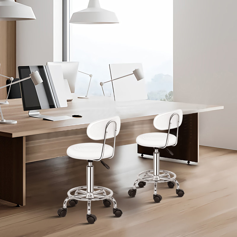 Tabouret Codnor Lab, Blanc