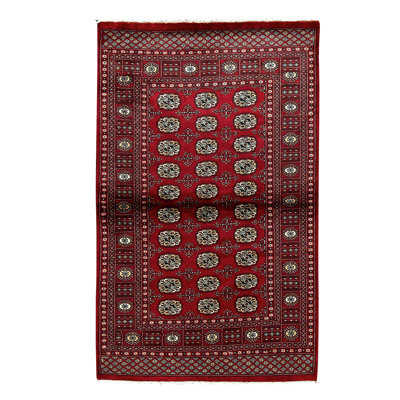 One-of-a-Kind 4'1" X 6'2" Wool Area Rug in Red