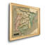 Carte de l’Espagne de Thomson-impression d’art graphique sur toile encadrée-1386266122-1386266123