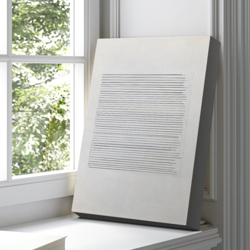 Toile tendue avec châssis abstrait CDXC III, H 27 po x l 18 po
