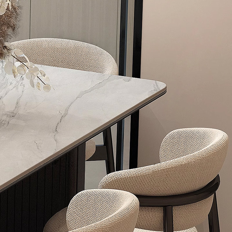 Modern luxury Italian minimalist rock table, 29.53"H x 55.12"L x 31.5"W