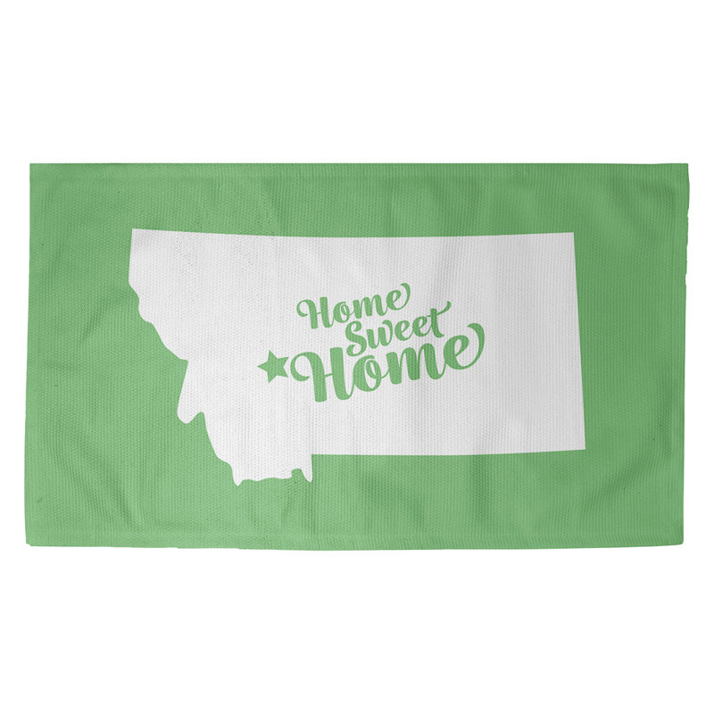 Tapis pour la maison verte Helena, Rectangle 5 pi x 7 pi