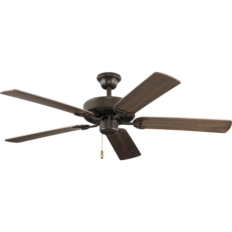 Antique Bronze 52" Reversible Blade Ceiling Fan