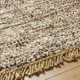 Cierra Abstract Hand Braided Wool Area Rug in Gray/Khaki