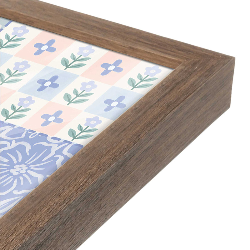 «Blooming Spring II» par Laura Marshall, reproduction d'art, Brun, H 12 po x l 12 po