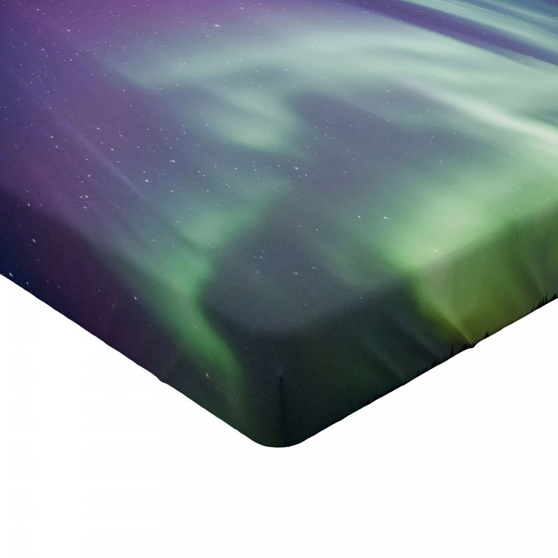 Microfiber Abstract Fitted Sheet, Queen Fitted Sheet