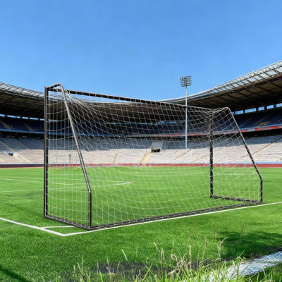 12x6 FT Heavy Duty Soccer Goal – Weather Resistant Steel Frame Backyard Training Goal with No-Tools Assembly