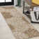 Zinnia Modern Floral Textured Weave Brown/Cream Indoor/Outdoor Rug