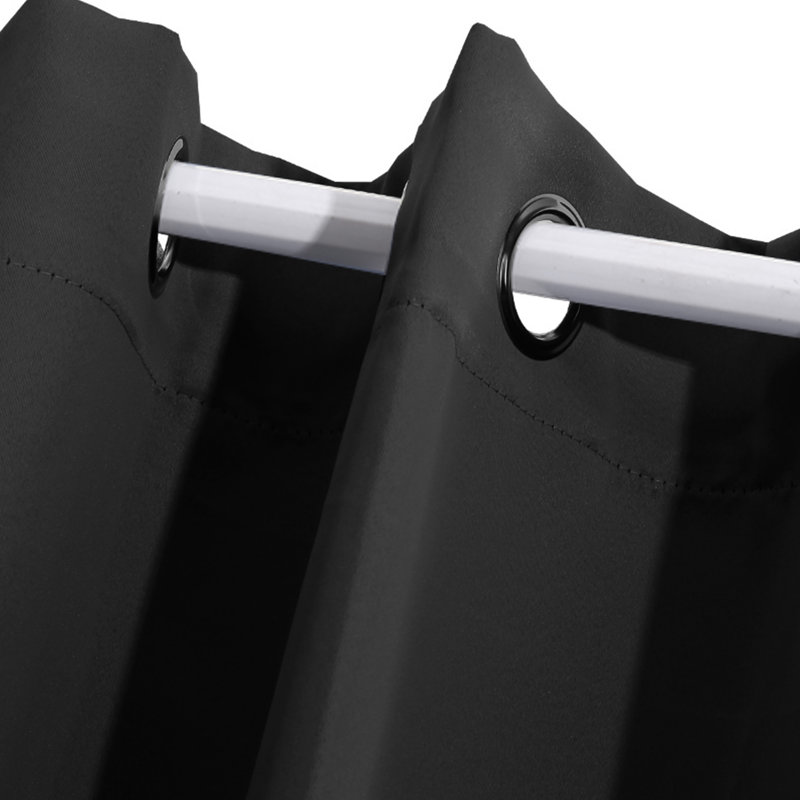 Rohde Blackout Sliding Panel Pair, 46cm Width x 72cm Drop, Black
