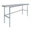 Table de travail à base ouverte en acier inoxydable de calibre 18 avec entretoise réglable Express KitchQuip, NSF-50193299