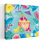 Art tropical, fruit de palmier, hibiscus cerise, fruitier