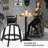 Aghaboy Swivel Upholstered Counter Stool