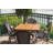 Solid Wood Outdoor Stacking Dining Armchair-22217333