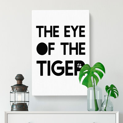 Eye of the Tiger - Wrapped Canvas