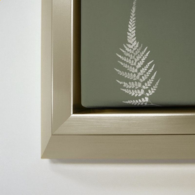 «True Green IX» par Katie pertiet - impression sur toile, 44" H x 64" W, Champagne