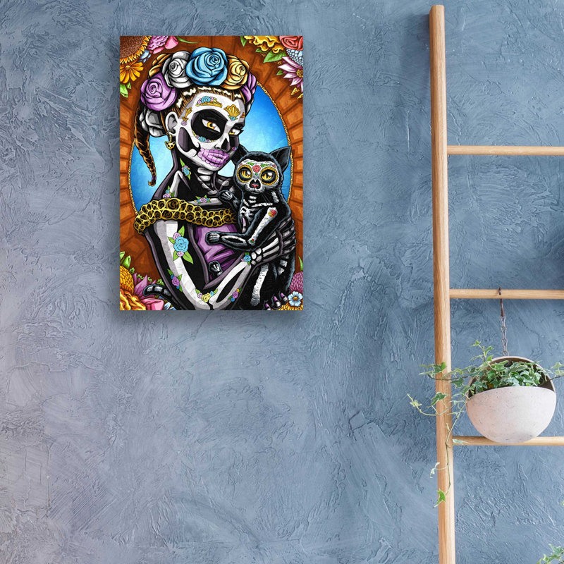 «Calala» par Nicholas Ivins, art mural en verre acrylique, H 24 po x l 16 po x P 0,2 po