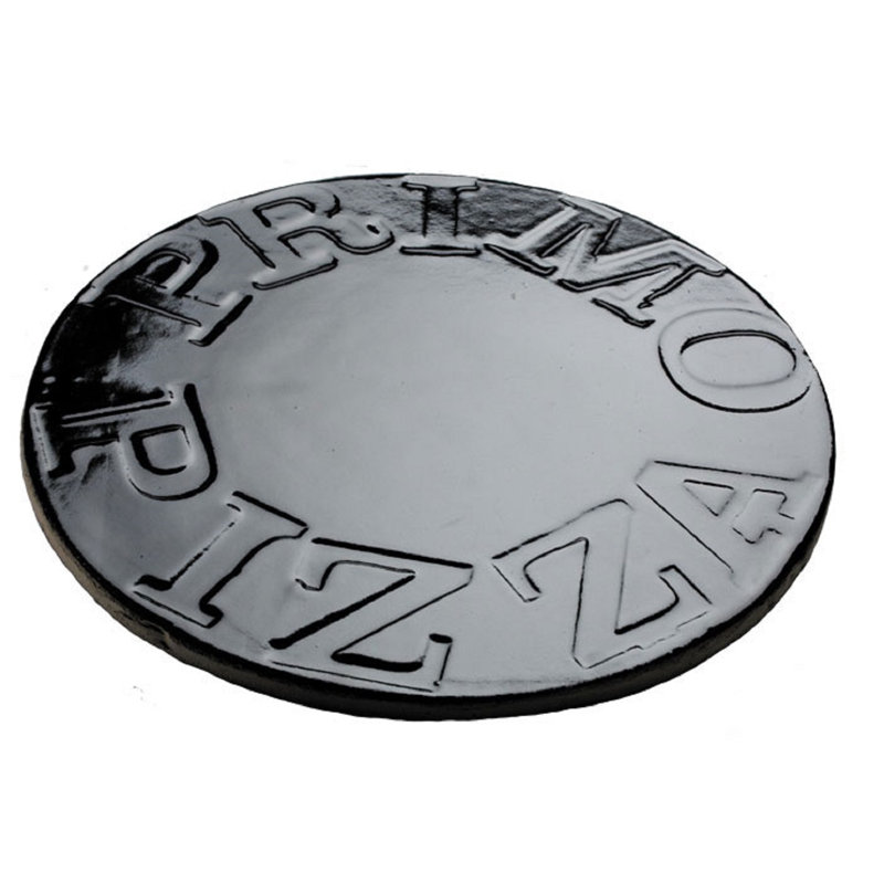 Primo Non-Stick Stone Pizza Stone, 41cm H x 41cm W x 3cm D, Black