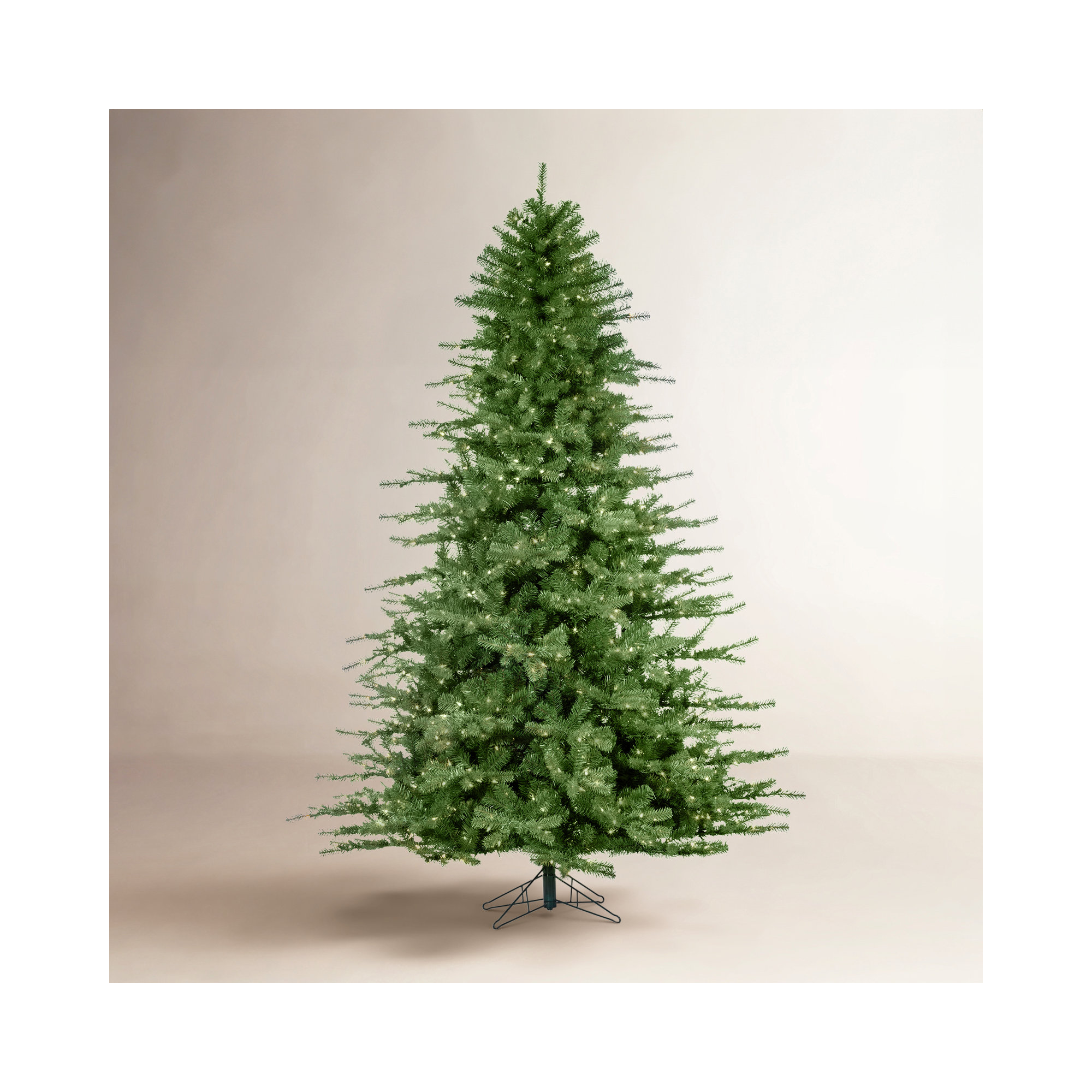 Lighted Fir Christmas Tree, 7.5'