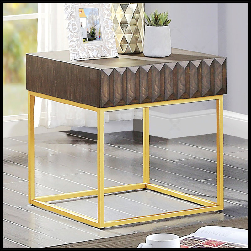 Contemporary Style End Table